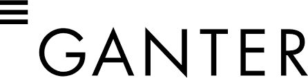 The Ganter company logo, featuring three horizontal lines stacked above the letter G, followed by the word 