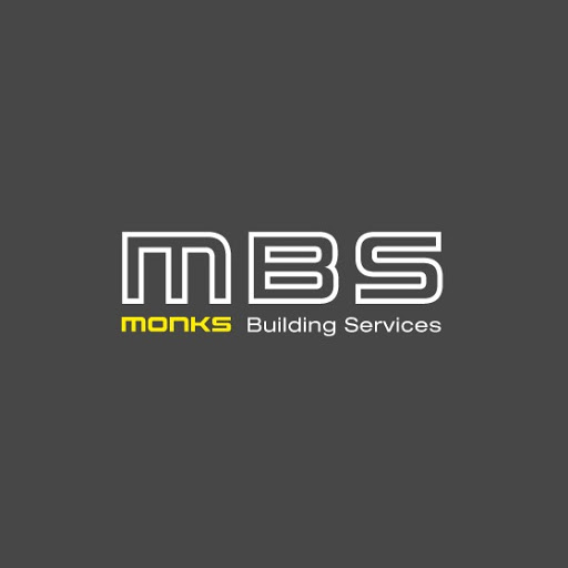Logo on gray background featuring large 
