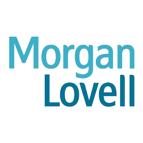 Text logo with the words 