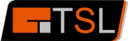 TSL logo with bold orange, white, and gray letters on a black background. TSL is a Plasloc client.