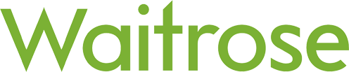 Waitrose logo in bold, light green lowercase letters on a white background. Waitrose is a Plasloc client.