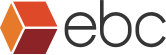 Hexagonal orange-red geometric logo to the left of the lowercase letters 