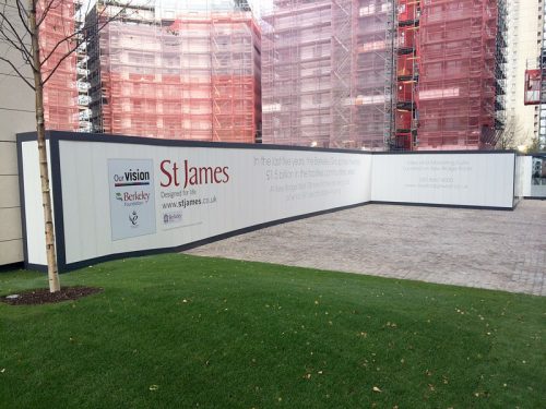 St James External Hoarding